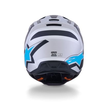 Alpinestars S-M3 HEAT 2025 Cross helmet - Grey / Blue