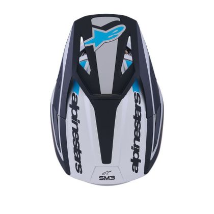 Alpinestars S-M3 HEAT 2025 Cross helmet - Grey / Blue