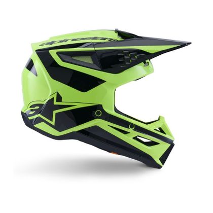 Alpinestars S-M3 HEAT 2025 Cross helmet - Yellow / Black