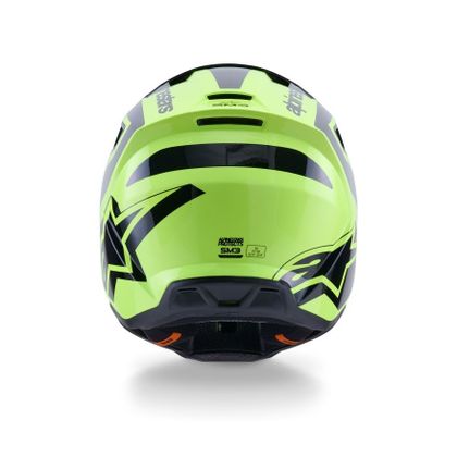 Alpinestars S-M3 HEAT 2025 Cross helmet - Yellow / Black