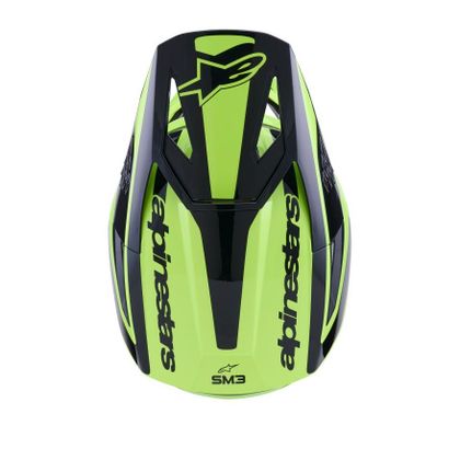 Alpinestars S-M3 HEAT 2025 Cross helmet - Yellow / Black