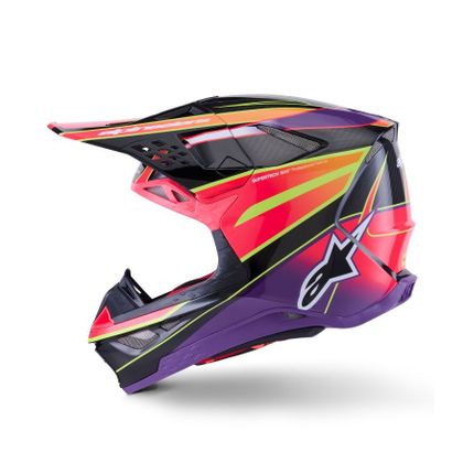 Alpinestars SUPERTECH S-M10 - ERA 2025 Kruishelm - Paars