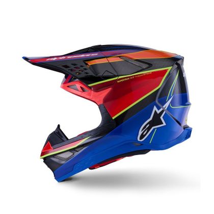 Alpinestars SUPERTECH S-M10 - ERA 2025 Kruishelm - Blauw / Rood
