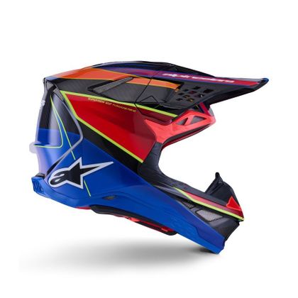 Alpinestars SUPERTECH S-M10 - ERA 2025 Kruishelm - Blauw / Rood