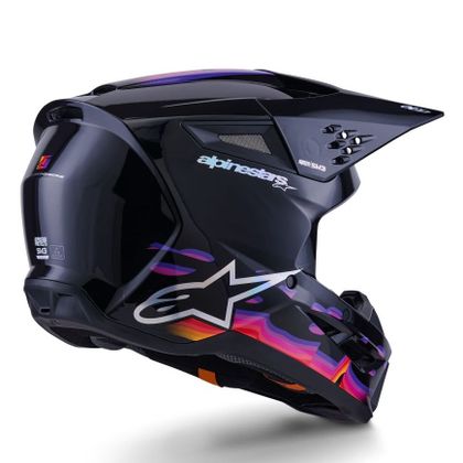 Casque cross Alpinestars S-M3 FORCE 2026 - Noir / Blanc