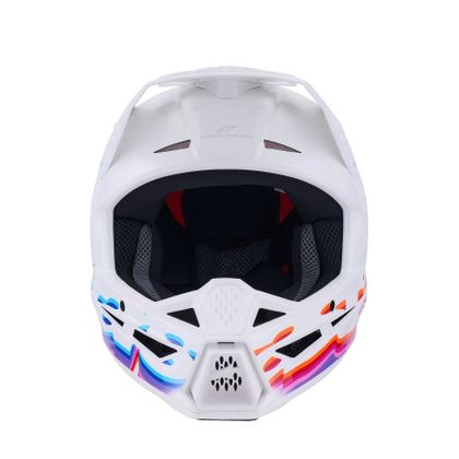 Casque cross Alpinestars S-M3 FORCE 2026 - Blanc