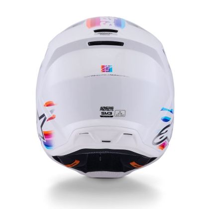 Casque cross Alpinestars S-M3 FORCE 2026 - Blanc