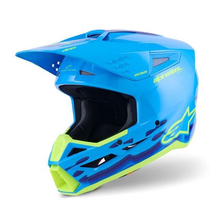 Alpinestars S-M3 FORCE 2025 Cross-Helm - Blau Ref : AP3970 