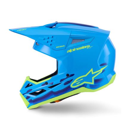 Alpinestars S-M3 FORCE 2025 Cross-Helm - Blau