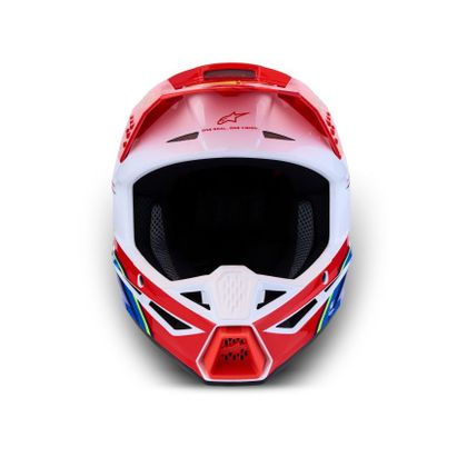 Casque cross Alpinestars S-M3 FALCON ENFANT - Rouge / Bleu
