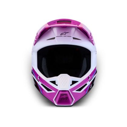 Alpinestars S-M3 FALCON KINDER Crosshelm - Paars / Grijs