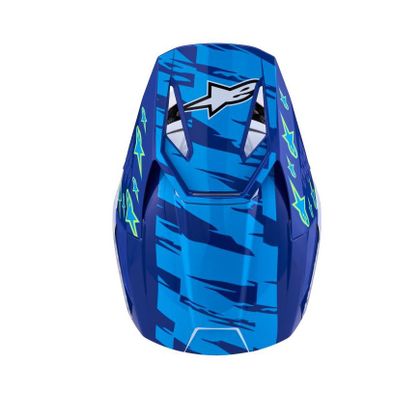 Alpinestars S-M3 FALCON KINDER Crosshelm - Blauw / Wit
