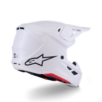 Alpinestars S-M7 SOLID 2025 Cross-Helm - Weiß