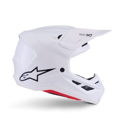 Alpinestars S-M7 SOLID 2025 Cross-Helm - Weiß