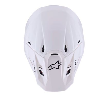 Alpinestars S-M7 SOLID 2025 Cross-Helm - Weiß