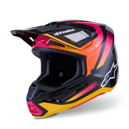 Alpinestars S-M7 RISE 2026 Cross-Helm - Schwarz Ref : AP4623 