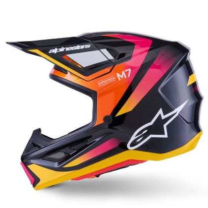 Alpinestars S-M7 RISE 2026 Cross-Helm - Schwarz