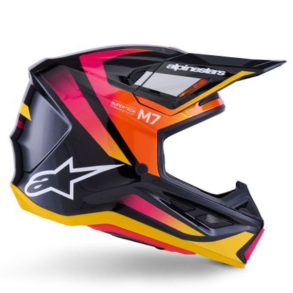 Alpinestars S-M7 RISE 2026 Cross-Helm - Schwarz