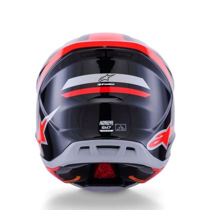 Alpinestars S-M7 RISE 2026 Cross-Helm - Schwarz / Rot