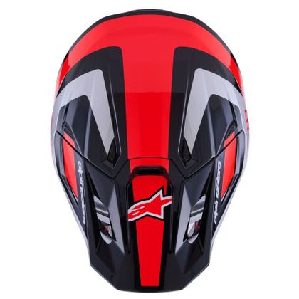 Alpinestars S-M7 RISE 2026 Cross-Helm - Schwarz / Rot