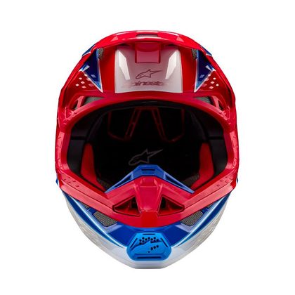 Casco de motocross Alpinestars SUPERTECH S-M10 - AEON 2023 - Rojo / Azul