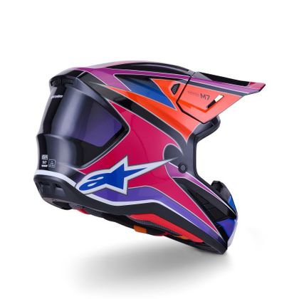 Alpinestars S-M7 FUS 2025 Cross helmet - Blue / Purple