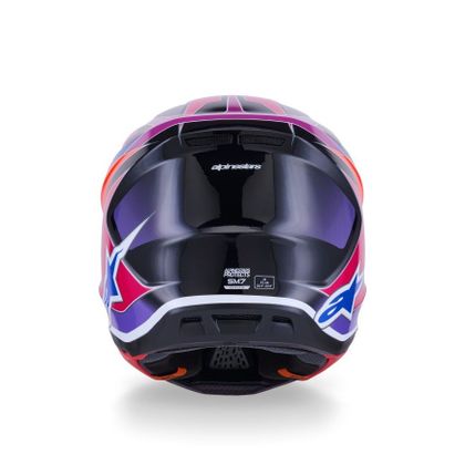 Alpinestars S-M7 FUS 2025 Cross helmet - Blue / Purple