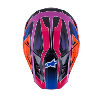 Alpinestars S-M7 FUS 2025 Cross helmet - Blue / Purple