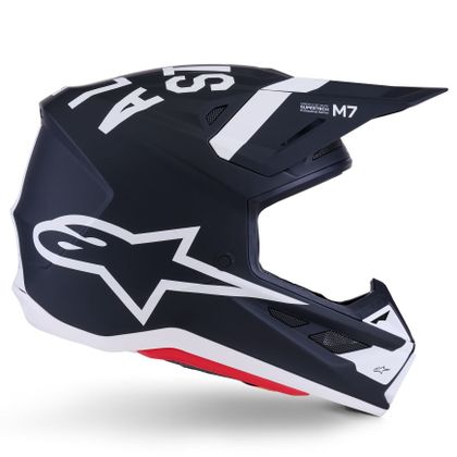 Casque cross Alpinestars S-M7 DASH 2025 - Noir / Blanc