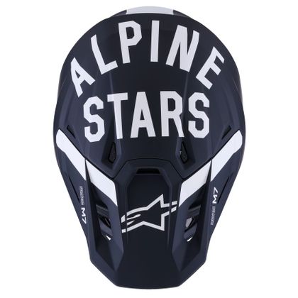 Casque cross Alpinestars S-M7 DASH 2025 - Noir / Blanc