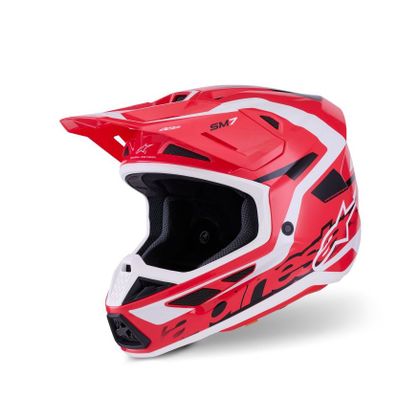 Casque cross Alpinestars S-M7 DEED 2025 - Rouge Ref : AP4054 