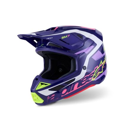 Alpinestars S-M7 DEED 2025 Cross-Helm - Lila Ref : AP4055 