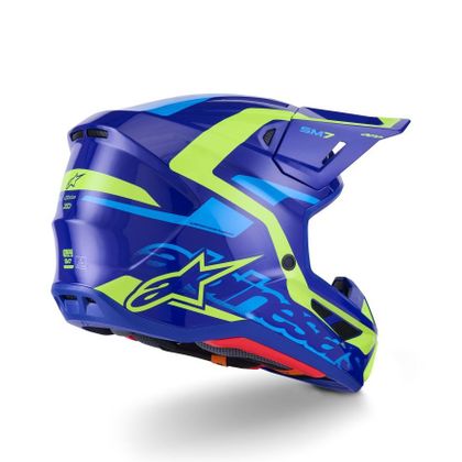 Alpinestars S-M7 DEED 2025 Cross-Helm - Schwarz / Gelb