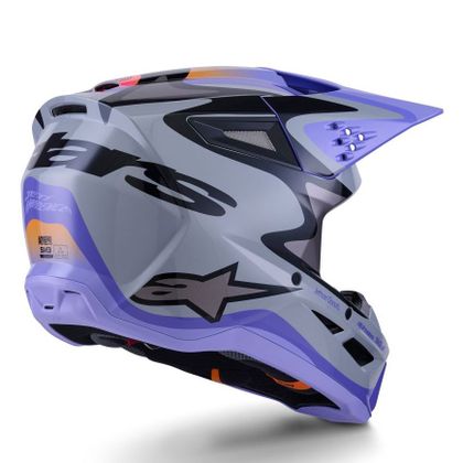 Alpinestars S-M3 JETTSON 2025 Cross helmet - Grey