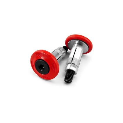 Embouts de guidon CYCRA ROUGE Universel