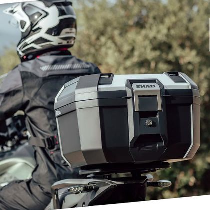 Shad TR46 TERRA ALUMINIUM Universel Topkasse - Grå
