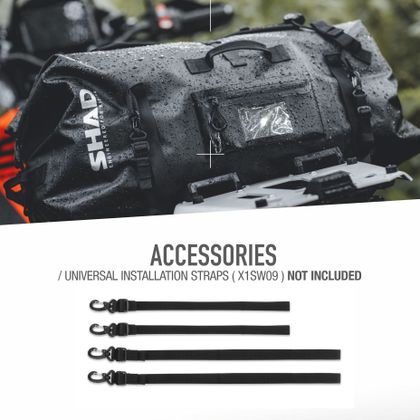 Shad SW80 (80 litres) Zadeltas Universeel - Zwart
