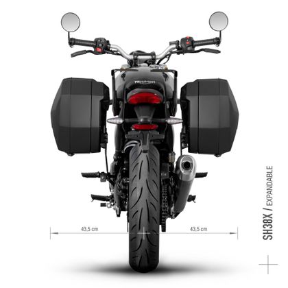 Shad 3P SYSTEEM Zijkoffersteun