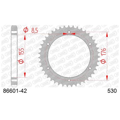 AFAM 530 Steel type Origin Chain kit