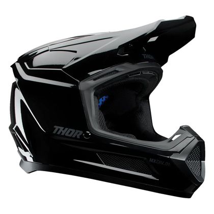 Casque cross Thor FLEET - BLACKOUT - ENFANT - Noir / Blanc Ref : TO3550 