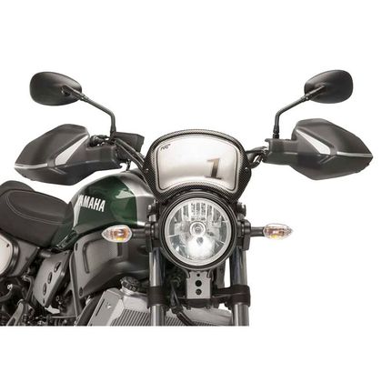 Puig rétro Front number plate - Coal