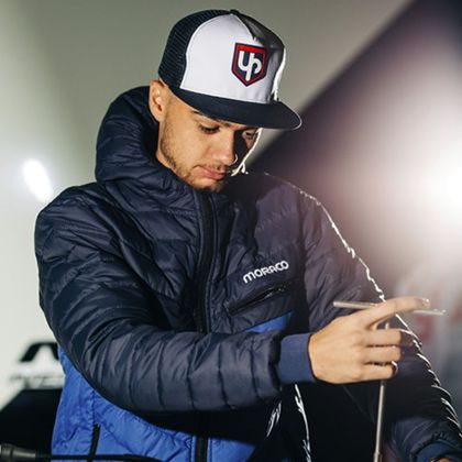 Casquette UP Design  - Bleu / Blanc