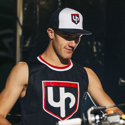Casquette UP Design  - Bleu / Blanc