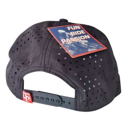 Casquette UP Design Damier - Noir