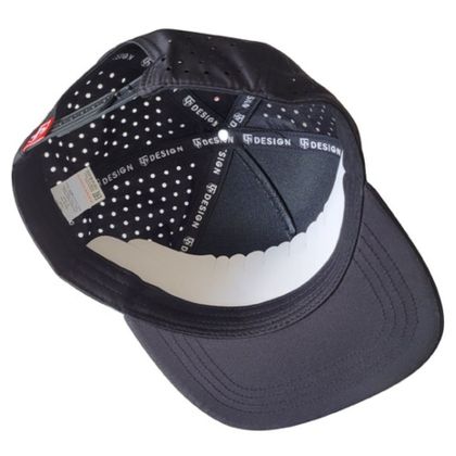 Casquette UP Design Damier - Noir