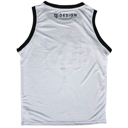 T-Shirt manches courtes UP Design MAILLOT BASKET - Blanc