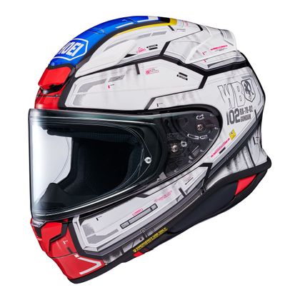 Casque intégral Shoei NXR2 - RX-78-02 GUNDAM - Blanc / Bleu Ref : SI0632 