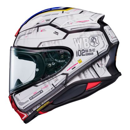 Casque intégral Shoei NXR2 - RX-78-02 GUNDAM - Blanc / Bleu