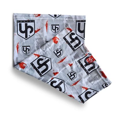 Tour de cou UP Design  - Gris / Rouge