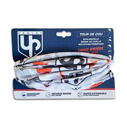 Tour de cou UP Design  - Gris / Rouge